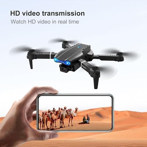 FPV Drone with 1080P Dual HD Cameras Upgraded Version RC Quadcopter for Adults and Kids, Beginner WiFi RC Drone Live Video, One Key Take Off/Land thumbnail 5