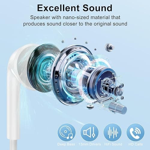 2 Packs USB C Wired Headphones for iPhone 16/15 Pro Max Plus, Type C Earbuds with Mic & Volume Control Nosie Reduction, Earphones HiFi Stere for iPad Pro, Galaxy S23/S22/S21/S20/Ultra Note 10/20. thumbnail 3