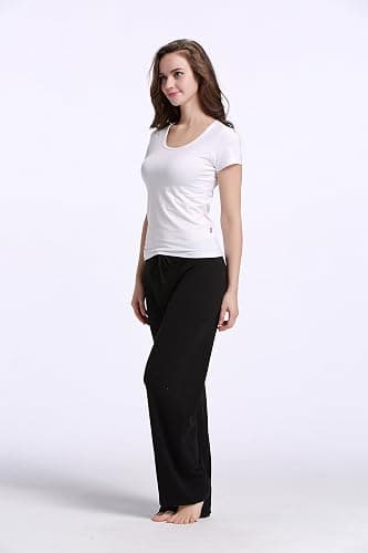 CYZ Womens Casual Stretch Cotton Pajama Pants Simple Lounge Pants thumbnail 5