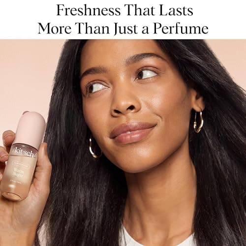Kitsch Hair Perfume for Women - Warm Sugar | Clean, Deodorizing & Patented Odor-Eliminating Technology Hair Spray & Body Mist - Freshen Hair, Body & Pillows - Pink Grapefruit & Vanilla Scent - 50mL thumbnail 3