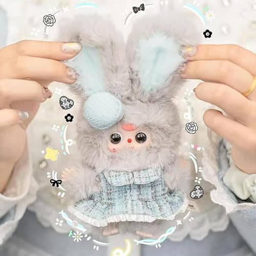 Baby Three Oli's Wardrobe Series Plush Blind Box Cute Figures Vinyl Doll Bag Pendant Collectible Toys Bag Charm Surprise Box for Birthday Gift Holiday Present Home Decoration, Random 1 Pc of 21 Styles thumbnail 9