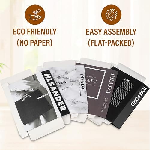 PROBENEX Marble Large | 4 PCS Decorative Books for Home Decor | Coffee Table Book Decor | Faux Books for Decoration | Aesthetic Shelf & Bookshelf Decor for Living Room, Bedroom, or Office - Marble_large - Large thumbnail 6