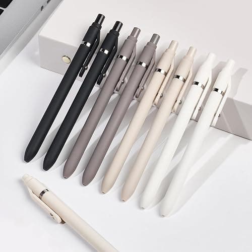 Sooez 12 Pack Bulk Pens Ballpoint, Retractable Black Ink Pens for Smooth Writing, Quick Dry Ball Point Pens Black, Medium Point 1.0mm Fidge Pens for Journaling, Office Supplies for Nurse, Note Taking thumbnail 4
