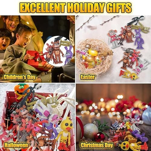 Action Figure Toy, 18 Pcs Game Figures Toys, Movable Joints Toys Dolls, Collectible Figure Gifts for Kids, Colourful thumbnail 6