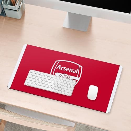 Head Case Designs Officially Licensed Arsenal FC Home 2025/26 Kit Gaming Office Desk PC Keyboard Mouse Mat Pad 23.62 x 11.81 x 0.12 inches (600 x 300 mm) - L thumbnail 4