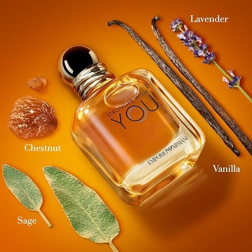 Armani Beauty - Stronger With You - Eau de Toilette - Cologne for Men - Warm Spicy Fragrance - Chestnut, Lavender, Tender Sage, Vanilla Notes thumbnail 2
