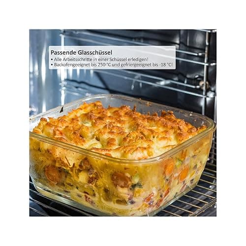 Nicer Dicer Chef Deluxe-Set 28-tlg. Multifunktions-Profi-Gemüseschneider mit Glasschale und Tomatenschneider | Teigwaren, Scheiben, Streifen, Spiralen, Julienne thumbnail 7