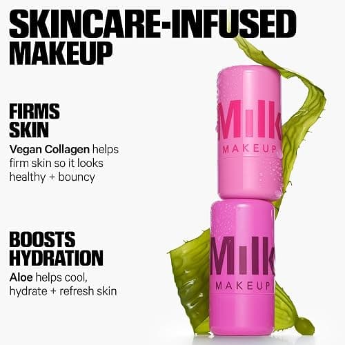 Milk Makeup Cooling Water Jelly Tint – Long-Lasting Sheer Lip + Cheek Stain with Firming Vegan Collagen + Hydrating Aloe – Transfer Proof, Buildable Lip Tint + Blush thumbnail 2