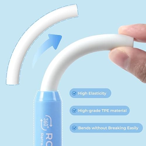 Nicpro 6 Pack Rotary Retractable Erasers, Soft TPE Rubber Twist Eraser | Large Pencil Erasers in Cute Macaron Colors, Clean-Erasing Eraser for Kids & Students, School Office Supplies Stationary Set thumbnail 3