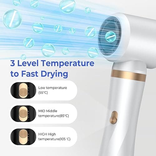 UMIGA Air Styler Set Magic Styler, Hair Styler 5 in 1, Hair Dryer Brush with Curl, Straighten, Volumise, Smooth and Hairdryer Brushes for Styling, Hot Hair Styler thumbnail 4