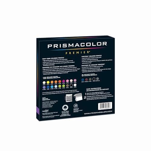 Prismacolor Premier Colored Pencils, Manga Colors, Adult Coloring, 23 Pack thumbnail 3