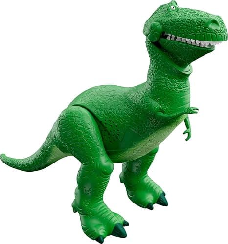 Mattel Disney and Pixar Toy Story Roarin’ Laughs Rex | Talking Dinosaur Action Figure with Moving Arms, 10.8-inch T Rex with 40+ Sounds & Phrases (Amazon Exclusive) - Image 1