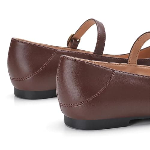 Trary Mary Jane Ballet Flats, Black Flats for Women, Ankle Strap Dressy Comfortable Flats thumbnail 4