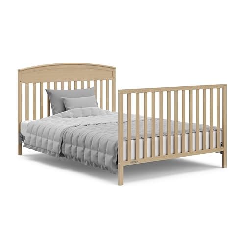 Graco Benton 5-in-1 Convertible Crib (Driftwood) – GREENGUARD Gold Certified, Converts from Baby Crib to Toddler Bed, Daybed and Full-Size Bed, Fits Standard Full-Size Crib Mattress thumbnail 13