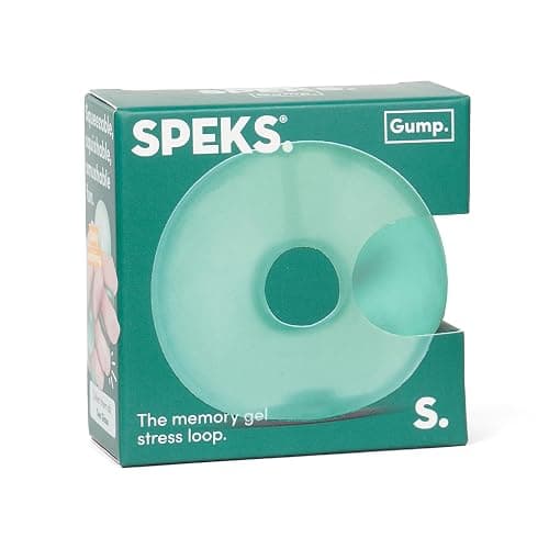 SPEKS Gump Loop | Glass | Ultra Soft Squishy Fidget Toy for Adults & Teens | Palm Sized Fun Stress Relief & Desk Toy | Squeezable Memory Loop with Gel Filling - Image 1