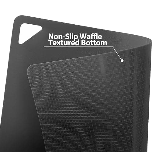WK Flexible Plastic Cutting Boards Mats for Kitchen, Flexible Non Slip Cutting Mat, Thin Cutting Sheets, BPA Free, Dishwasher Safe, Multi Sizes thumbnail 3