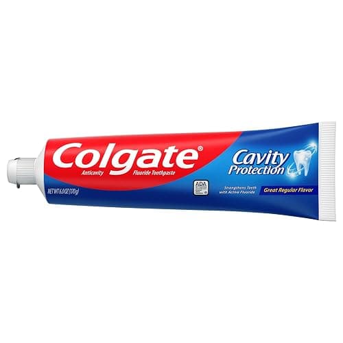 Colgate Cavity Protection Fluoride Toothpaste | White | 6 oz | Pack of 3 thumbnail 2