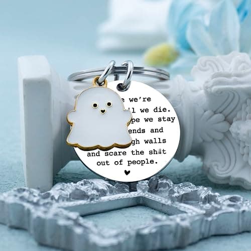 igvean Best Friend Keychains Funny Birthday Gift for Friends Valentine's Day Halloween Christmas Gifts for Best Friend thumbnail 3