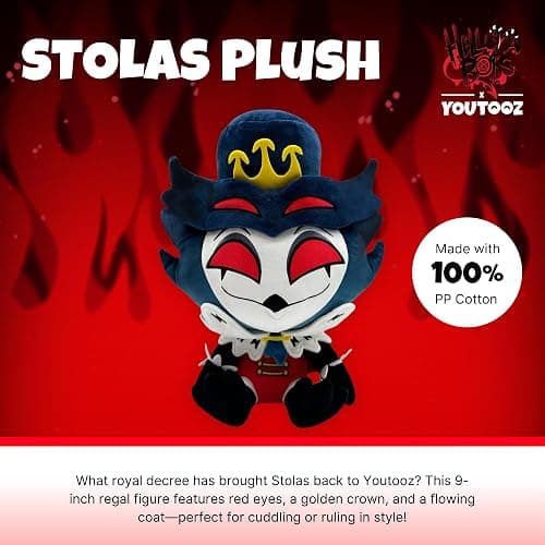 Youtooz Helluva Boss Stolas Plush – 9-Inch Collectible Stuffed Figure – Soft & Cuddly Plush Doll Official Merch for Fans & Collectors thumbnail 6