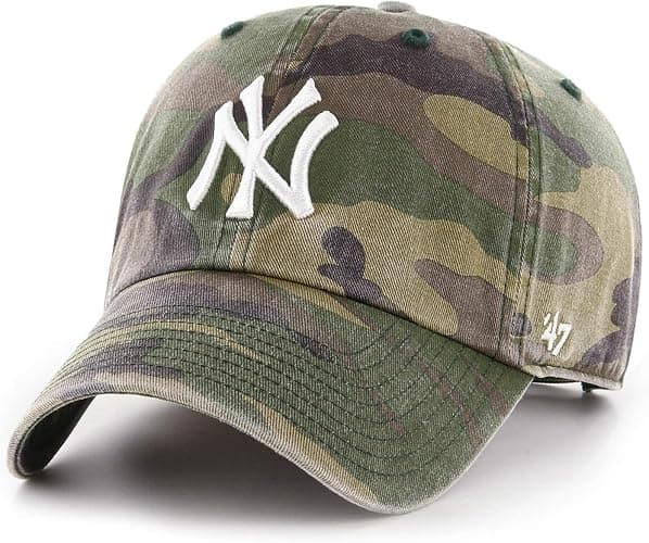 '47 MLB Unisex-Adult Camo Clean Up Adjustable Hat Cap One Size - Image 1