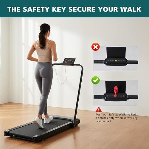 Smug Smug Walking Pad, Space Saving Design for Home & Office, Quiet Under Desk Walking Pad, 200 Lbs Capacity 3 in 1 Portable Walking Treadmill thumbnail 8