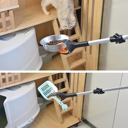 43" Extra Long Grabber Tool, Foldable Grabbers for Elderly Grab It Reaching Tool with Rotating Jaw +Magnets, 4" Wide Claw Opening Reacher Grabber Pickup Tool, Grabber Reacher Tool Heavy Duty thumbnail 9