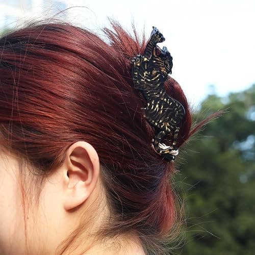 Tiger Claw Clip - Cute Funny Animal Hair Claw Clip for Girls - Farm Country Hair Accessories Gift - Small Claw Barrettes thumbnail 3