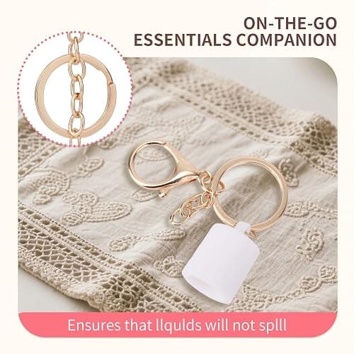 2pcs Lipgloss Holder Keychain for Summer Fridays, Lip Gloss Cap and Holder Set with Keyring Portable Bags Lipbalm Keys Chain Accessories for Summer Fridays 0.5 oz Lip Balm On-the-Go Touch-Ups thumbnail 4