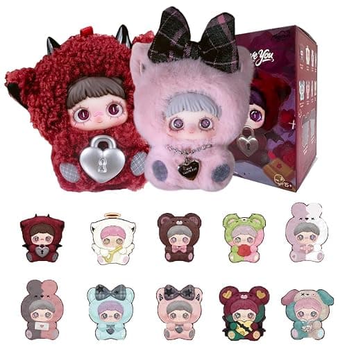 REIVIVORA Maymei May I Love You Series Plush Blind Box 1PC(1 of 10 Possible Styles) Cute Figures Collectible Toys Birthday Gifts (1PC Blind Box) - Image 1