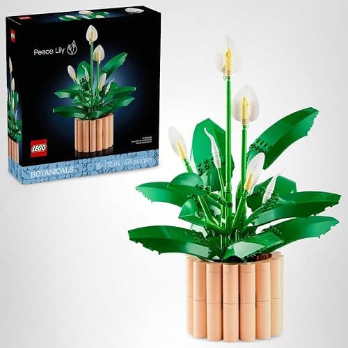 LEGO Botanicals Peace Lily Flower Building Set for Adults - Gifts for Birthdays - DIY Bedroom, Book Shelf & Office Decor for Women & Men, Ages 18+ - Artificial Flowers Crafting Kit - 11504 thumbnail 7