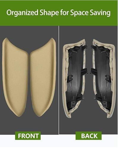 UMISHI 2008 2009 2010 2011 2012 Accord Sedan Center Console Armrest Cover & Front Door Panels Armrest(Beige) thumbnail 4