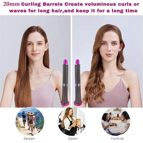 1 Pair 20mm/0.78 inch Long Curling Barrels Attachment for Dyson Airwrap Styler, Hair Curl Barrels Attachment Parts thumbnail 5