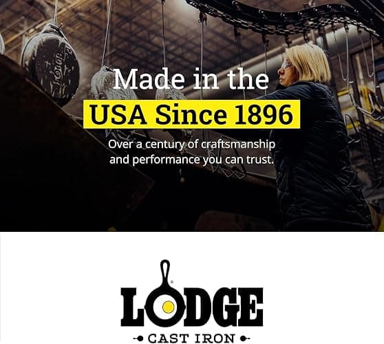Lodge Seasoned Cast Iron Skillet - PFAS-Free, Non-Toxic Cookware - Use with an Oven, Stove, Grill, or Campfire - Naturally Non-Stick & Oven Safe - 10.25 Inches thumbnail 10