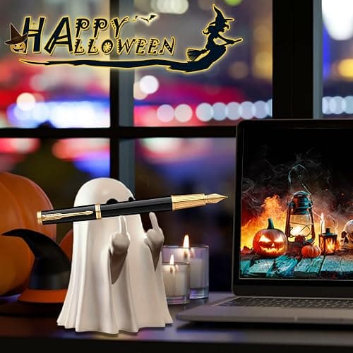Chgfs Halloween Ghost Figurine-Spooky & Cute Ghost Statue for Home, Desk, Party Decor | FunnyGhost Halloween Decor Indoor thumbnail 8