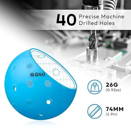 A11N Luminous Pickleballs - High Visibility, Light Up Outdoor Pickleball Balls for Nighttime- Durable and Fun Glow in The Dark Pickleball thumbnail 2
