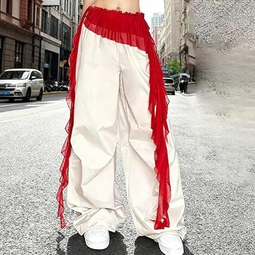 Women Sheer Lace Wrap Skirt Wrap Tie Waist Scarf Belt Y2K Asymmetrical Layered Micro Mini Skirts thumbnail 6