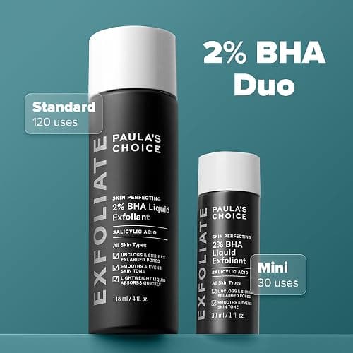 Paula's Choice SKIN PERFECTING 2% BHA Liquid Exfoliant with Salicylic Acid, Facial Polish for Enlarged Pores, Wrinkles & Fine Lines, Suitable for Blackhead-Prone Skin, Fragrance-Free thumbnail 8
