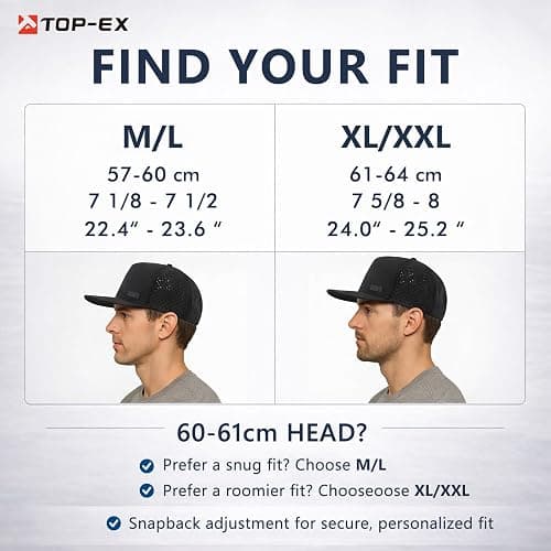 UVCoolix™ Cooling Sweatband Flat Bill Golf Baseball Cap,Breathable Sun Protection,Water-Resistant Snapback Performance Hat thumbnail 8
