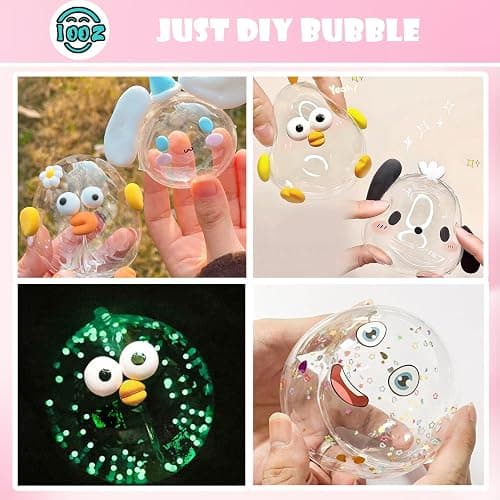 Nano Tape Bubble Kit,Toys for Girls,Cute Stuff for Girl,Cool Stuff for Kids,DIY Craft Kit,Fun Toys for Kids,Gifts for Girls Boys 4, 5, 6, 7, 8, 9, 10, 11, 12 Years Old,5PCS (2"&1.2") thumbnail 6