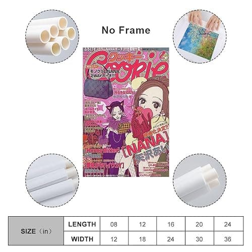 GLKJHAJ Nana Anime Poster Cute Anime Art Print Poster Canvas Wall Art Poster For Room Aesthetic And Decor Poster For Living Room Bedroom Office Decor 08x12inch(20x30cm) thumbnail 2