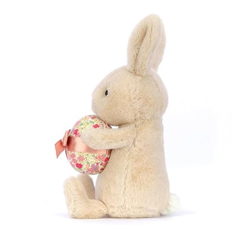 Jellycat Bonnie Bunny with Egg Stuffed Animal, 7 inches - Rabbit & Bunny Plush Toy - Easter Gift & Décor - Egg thumbnail 2
