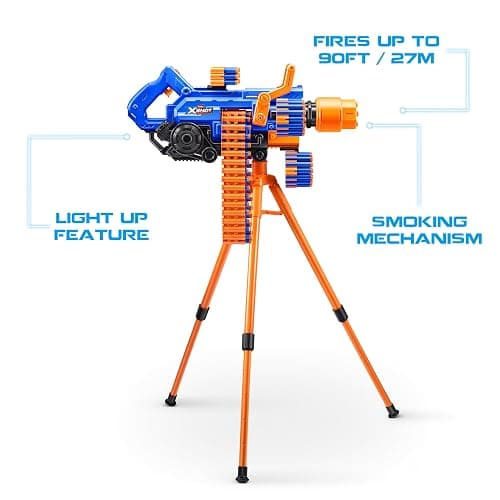 XSHOT Insanity Smoking Barrel Blaster Gun with 72 Air Pocket Technology Darts by ZURU with Smoking Mechanism, Outdoor Toy for Kids, Boys and Girls Aged 8+ thumbnail 6