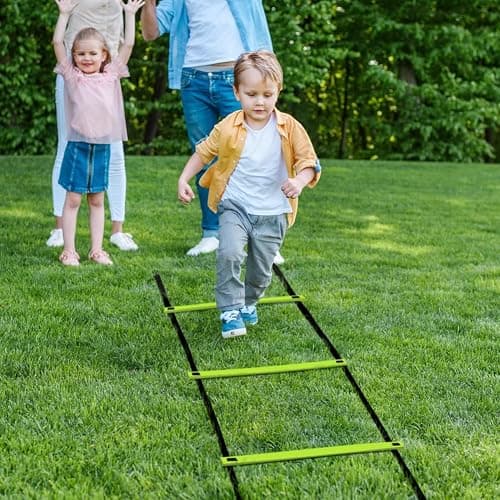 GHB Pro Agility Ladder Agility Training Ladder Speed 12 Rung 20ft with Carrying Bag thumbnail 6