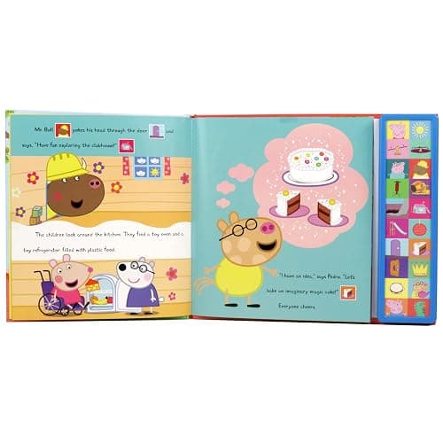 Peppa Pig - Peppa's Clubhouse 20-Button Sound Book - PI Kids thumbnail 4
