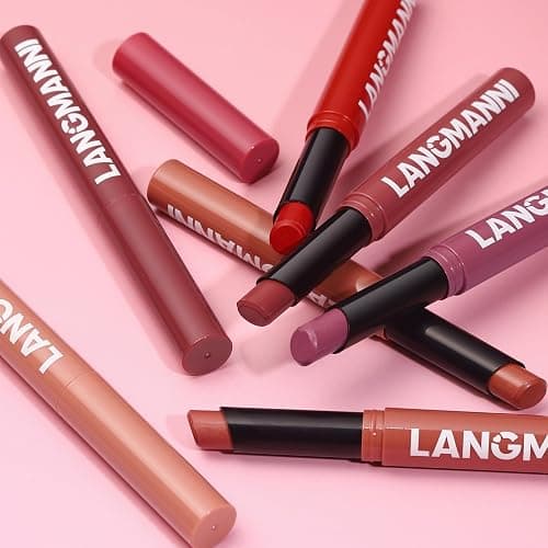 Jolilab 12Pcs Velvet Matte Lipstick Nude Matte Soft Dark Color Stick High Pigmented Long-Lasting Waterproof Lip Stick Lip Balm Beauty Cosmetics Gift for Girls and Women(01#-12#) thumbnail 7