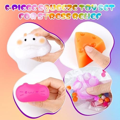 MOELUM DIY Taba Squishy Kit with 6 Molds - 18OZ Bubble Free Liquid Silicone, Fast 2-3H Cure with Easy Guide, Ultimate Craft Gift for Beginners thumbnail 6