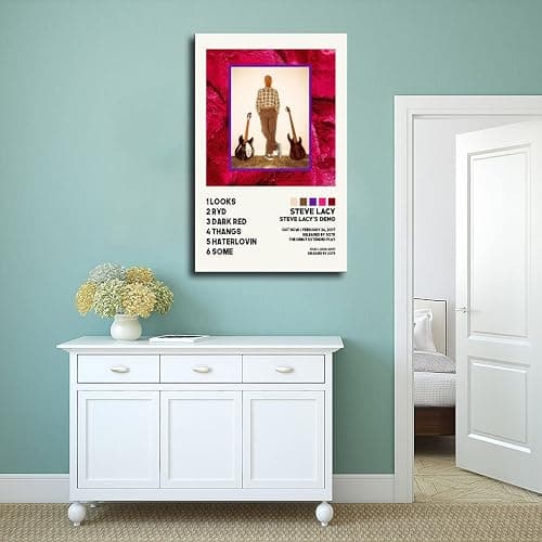 Steve Lacy's Demo Album Cover Poster - Canvas Wall Art Decor Print for Living Room Bedroom Decoration - Unframe-style-3 12x18inch(30x45cm) thumbnail 4