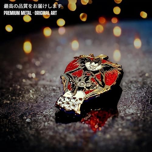 Ryuk Enamel Pins - Japanese Anime Ryuk & Kira Pins - Keychain & Merch thumbnail 5