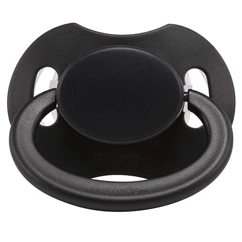 LittleForBig Bigshield Generation-II Big Sized Pacifier 3 Paci Pack - Black,White,Green thumbnail 2