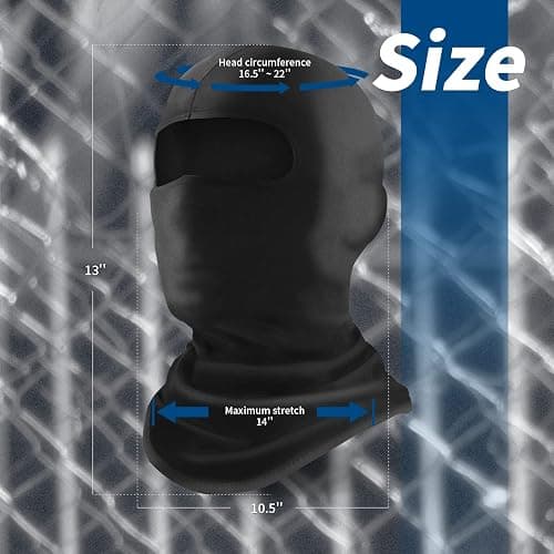 YESLIFE Balaclava Ski Mask for Men and Women, Winter Face Mask, Shiesty for Skiing, Snowboarding & Motorcycle thumbnail 6
